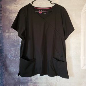 Urbane Ultimate Scrub Top Black Never Worn Size XL